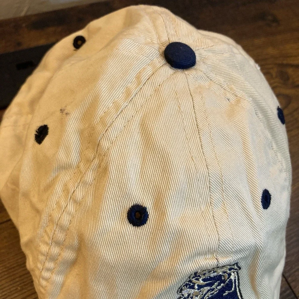 Pitt Panthers Y2K Logo Hat Champion OSFA Strapback Pittsburgh Big East Era Vtg‎